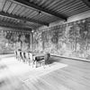 INT. OVERZICHT REGENTENZAAL MET 17DE EEUWSE WANDTAPIJTEN - Utrecht - 20339799 - RCE -  Bartholomeigasthuis: INT. OVERZICHT REGENTENZAAL MET 17DE EEUWSE WANDTAPIJTEN 