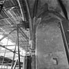 Ingangskapel zuidzijde schip westzijde; latere gipspleisters worden vervangen - Utrecht - 20234042 - RCE -  Sint Jacobskerk Of Jacobi Kerk: ingangskapel zuidzijde schip westzijde; latere gipspleisters worden vervangen 
