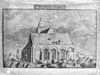 Kerk vanuit het oosten, naar een sepiatekening (1650) in de topografische atlas der stad Utrecht, catalogus nummer 795 - Utrecht - 20233687 - RCE -  Buur Kerk En Toren: kerk vanuit het oosten, naar een sepiatekening (1650) in de topografische atlas der stad Utrecht, catalogus nummer 795 