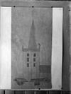 Gewelfschildering naar een tekening in kleur in de topografische atlas der stad Utrecht, catalogus supplement nummer 1190 - Utrecht - 20233991 - RCE -  Sint Jacobskerk Of Jacobi Kerk: gewelfschildering naar een tekening in kleur in de topografische atlas der stad Utrecht, catalogus supplement nummer 1190 