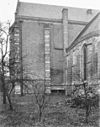 Kerk oost-gevel van zuid-transept - Vianen - 20241806 - RCE -  Nederlands Hervormde Kerk: kerk oost-gevel van zuid-transept 