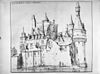 Kasteel naar foto van een tekening van Roghman in het Brits Museum te Londen - Wijk bij Duurstede - 20213040 - RCE -  Kasteel: kasteel naar foto van een tekening van Roghman in het Brits Museum te Londen 