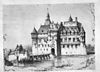 Originele tekening door J.F. Crookewit in bezit van Rijksdienst voor de Monumenten Zorg - Wijk bij Duurstede - 20213098 - RCE -  Kasteel: originele tekening door J.F. Crookewit in bezit van Rijksdienst voor de Monumenten Zorg 