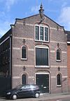 512651-080-crop -  Kaaspakhuis, Utrechtsetraatweg 19, Woerden, Nederland. In dit pakhuis wordt de bekende Reypenaer gemaakt. 