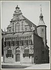 Voorgevel en zijgevel rechts met toren - Woerden - 20328161 - RCE -  Stadhuis: Voorgevel en zijgevel rechts met toren (opmerking: Bijschrift: Vm. Raadhuis) 