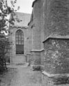 Noordgevel schip na ontpleistering - Woerden - 20215981 - RCE -  Nederlands Hervormde Kerk: noordgevel schip na ontpleistering 