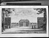 Gravure, achtergevel - Zeist - 20221381 - RCE -  Het Slot: gravure, achtergevel 