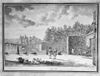 Tekening van de tuin met prieel - Zeist - 20221294 - RCE -  Slot Zeist: tekening van de tuin met prieel 