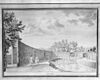 Tekening (gravure) van de tuin, 1754 - Zeist - 20221297 - RCE -  Slot Zeist: tekening (gravure) van de tuin, 1754 