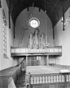 Interieur naar het westen - Hoedekenskerke - 20113760 - RCE -  Nederlands Hervormde Kerk: interieur naar het westen 