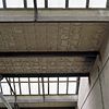 Interieur, overzicht plafond in remise - Goes - 20344610 - RCE -  Spoorbaantraject Van De Spoorwegremise In Goes Naar Oudelande: Interieur, overzicht plafond in remise 