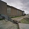 Overzicht zijgevel remise - Goes - 20344618 - RCE -  Spoorbaantraject Van De Spoorwegremise In Goes Naar Oudelande: Overzicht zijgevel remise 