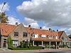 Blokje van zes geschakelde woningen