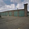 Overzicht voorzijde remise - Goes - 20344620 - RCE -  Spoorbaantraject Van De Spoorwegremise In Goes Naar Oudelande: Overzicht voorzijde remise 