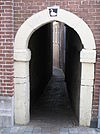 Goes Koningstraat poortje -  Koningstraat poortje bij nr. 6, Goes. Rijksmonument.