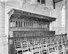 Interieur, herenbank onder orgel - Kapelle - 20123960 - RCE -  Nederlands Hervormde Kerk: interieur, herenbank onder orgel 