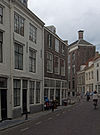 Huis met rechte gevel