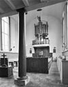 Interieur naar het oosten met orgel - Middelburg - 20154690 - RCE -  Lutherse Kerk: interieur naar het oosten met orgel 