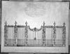 Hek van de vierschaar, 19de-eeuwse tekening in het Gemeentearchief van Middelburg - Middelburg - 20154843 - RCE -  Stadhuis: Hek van de vierschaar, 19de-eeuwse tekening in het Gemeentearchief van Middelburg 