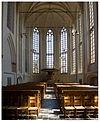Koorkerk Middelburg -  Interieur van de Koorkerk, behorende tot de abdij vna Middelburg 