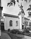 Overzicht zuidgevel met torentje - Kats - 20352719 - RCE -  Nederlands Hervormde Kerk: Overzicht zuidgevel met torentje (opmerking: Gefotografeerd voor Monumenten In Nederland Zeeland, bladzijde 93) 
