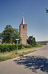 Toren, overzicht westgevel - Kortgene - 20331488 - RCE -  Nederlands Hervormde Kerk: Toren, overzicht westgevel 