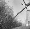 Close-up van ronde stenen grondzeiler