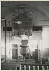 Interieur preekstoel en orgel - Noordwelle - 20327825 - RCE -  Nederlands Hervormde Kerk: Interieur preekstoel en orgel (opmerking: Zie ook neg 303.249 repro 1992) 
