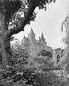 Overzicht voorzijde van het kasteel - Haamstede - 20095537 - RCE -  Kasteel: Overzicht voorzijde van het kasteel 