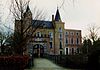 Haamstede -  Slot Haamstede met brug en poort. 