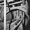 INTERIEUR, VIERINGTOREN, OVERZICHT KAPCONSTRUCTIE - Zierikzee - 20284454 - RCE -  Gasthuiskerk: INTERIEUR, VIERINGTOREN, OVERZICHT KAPCONSTRUCTIE 