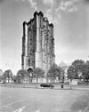 Overzicht zuidwestgevel - Zierikzee - 20352224 - RCE -  Sint Lievensmonstertoren: Overzicht zuidwestgevel (opmerking: Gefotografeerd voor Monumenten In Nederland Zeeland, bladzijde 276) 