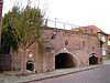Sas van Gent - Getijdemolen 1 -  Voormalige getijdekorenmolen in de vroeger vestingswal van Sas van Gent  Former tide mill in the former rampars of Sas van Gent. Sas van Gent, Terneuzen, Zeeland, the Netherlands