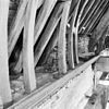 Kapvoet van schip bij zuidelijke dwarsschip - Poortvliet - 20182876 - RCE -  Nederlands Hervormde Kerk: kapvoet van schip bij zuidelijke dwarsschip 