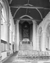 INTERIEUR, OVERZICHT NAAR HET WESTEN - Tholen - 20269927 - RCE -  Nederlands Hervormde Kerk: INTERIEUR, OVERZICHT NAAR HET WESTEN 