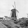 Overzicht windmolen, grondzeiler - Aagtekerke - 20352676 - RCE -  Zeskante Molen: Overzicht windmolen, grondzeiler (opmerking: Gefotografeerd voor Monumenten In Nederland Zeeland) 