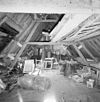 Interieur koetshuis, kapconstructie stalgedeelte - Koudekerke - 20332500 - RCE -  Huis Moesbosch: Interieur koetshuis, kapconstructie stalgedeelte 