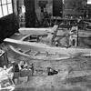 Werk aan molenkap in de werkplaats van molenmaker H. Endendijk & Zn. in Terschuur - Meliskerke - 20296685 - RCE -  Molen van Meliskerke: Werk aan molenkap in de werkplaats van molenmaker H. Endendijk & Zn. in Terschuur 