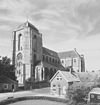 Veere; Grote kerk a -  Zuid-westzijde van de kerk 