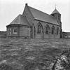 Overzicht kerk vanuit het noordoosten - Zoutelande - 20225130 - RCE -  Nederlands Hervormde Kerk: Overzicht kerk vanuit het noordoosten 