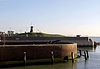 RondeelinganghavenVlissingenAnitaEijlers -  Rondeel die de ingang van de haven en de jachthaven scheidt in Vlissingen december 2009 gemaakt door Anita Eijlers 