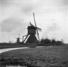Overzicht met wipmolen en andere molen - Alblasserdam - 20005503 - RCE -  De Blokker: Overzicht met wipmolen en andere molen 