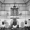 Interieur, overzicht orgel en preekstoel - 20000597 - RCE -  Interieur, overzicht orgel en preekstoel 