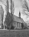 Exterieur OVERZICHT ZUIDOOST GEVEL - Oudenhoorn - 20307332 - RCE -  Nederlands Hervormde Kerk: Exterieur OVERZICHT ZUIDOOST GEVEL 