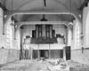 Interieur naar het westen - Westmaas - 20254621 - RCE -  Nederlands Hervormde Kerk: interieur naar het westen 