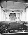 Interieur naar het westen - Westmaas - 20254614 - RCE -  Nederlands Hervormde Kerk: interieur naar het westen 