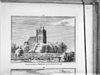 De Catharijnekerk vanuit het noordwesten, prent in Het Verheerlijkt Nederland - Brielle - 20042584 - RCE -  Grote kerk of Catharijnekerk: De Catharijnekerk vanuit het noordwesten, prent in Het Verheerlijkt Nederland 