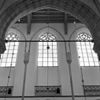 Interieur- nieuw glas in de ramen van de lichtbeuk - Brielle - 20042715 - RCE -  Grote kerk of Catharijnekerk: Interieur: nieuw glas in de ramen van de lichtbeuk 