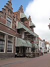 Brielle, brasserie-hotel de Nymph in een monumentaal pand aan de Voorstraat 45 foto1 2011-06-26 13.54.JPG -  Brielle, hotel-restaurant in monumental building  Brielle, horeca-gelegenheid in monumentaal pand 