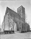 De Catharijnekerk, gezien vanuit het noordoosten - Brielle - 20042693 - RCE -  Grote kerk of Catharijnekerk: De Catharijnekerk, gezien vanuit het noordoosten 